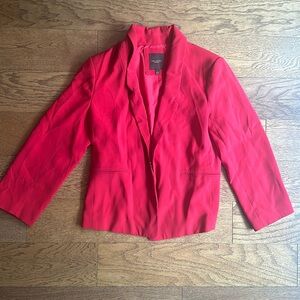 The Limited Red Blazer (size: 8)
